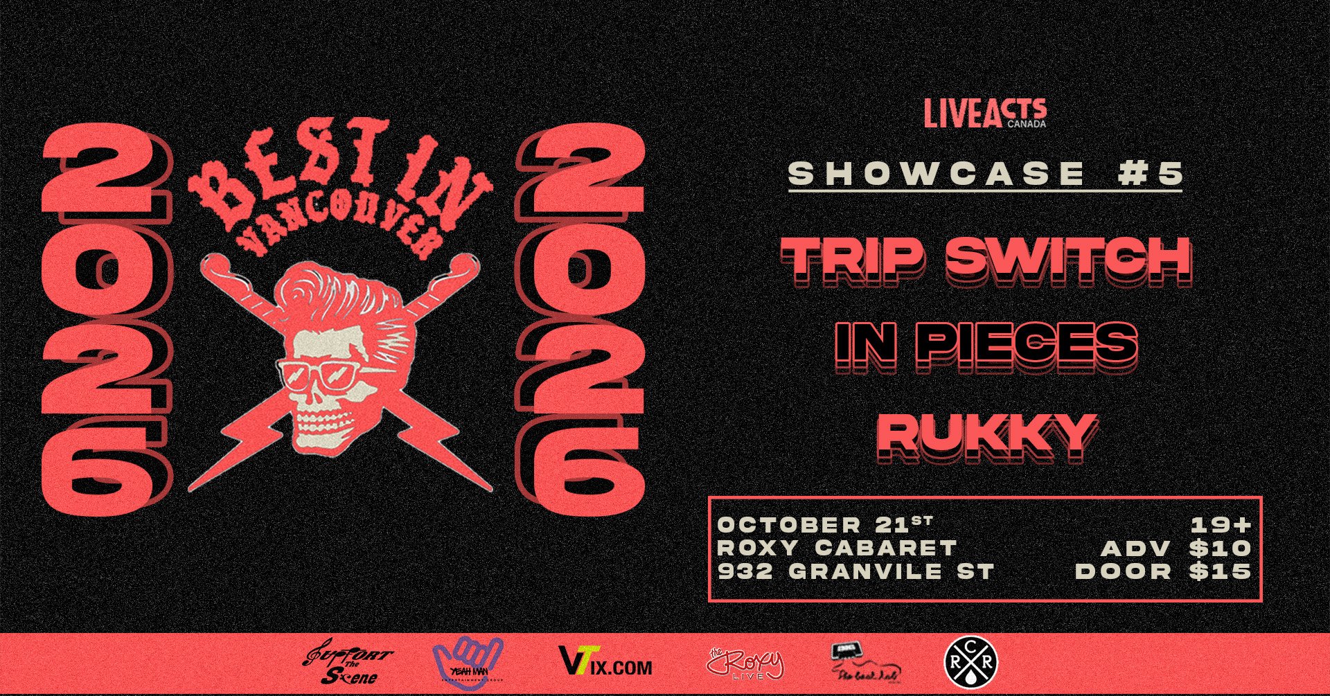 UPCOMING EVENTS — The Roxy